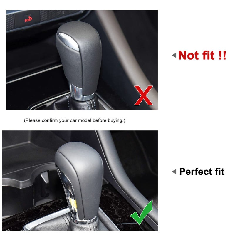 ANFOKAS Compatible with Mazda 3 CX-30 CX-50 Accessories Sporty Car Gears Gear Panel Gear Shift Knob Cover Trim Cap Interior Decoration Sticker -Carbon Fiber Style - Image 3